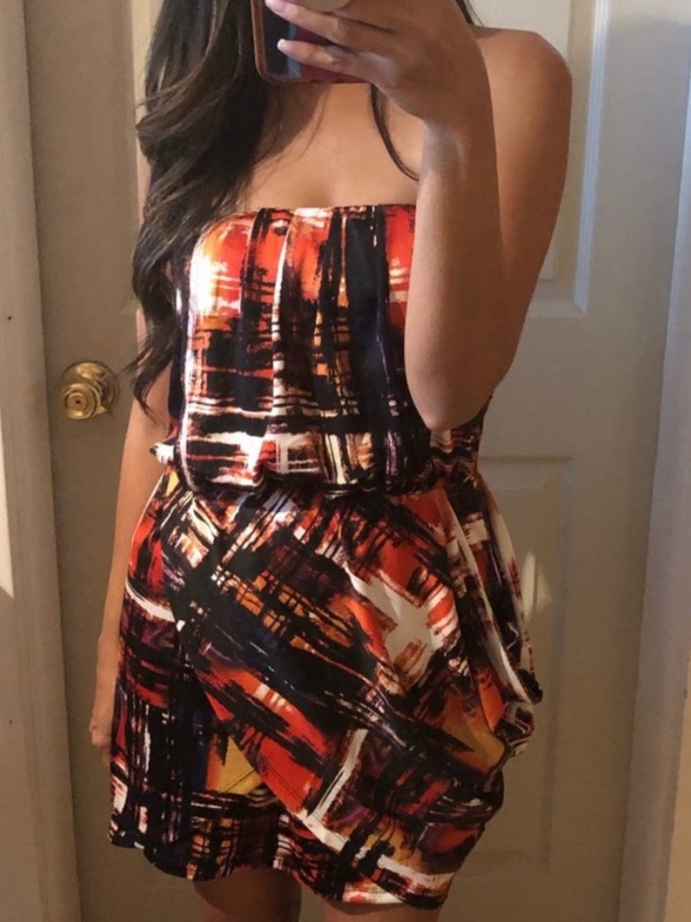 Mini Strapless Dress - Picture 7 of 7